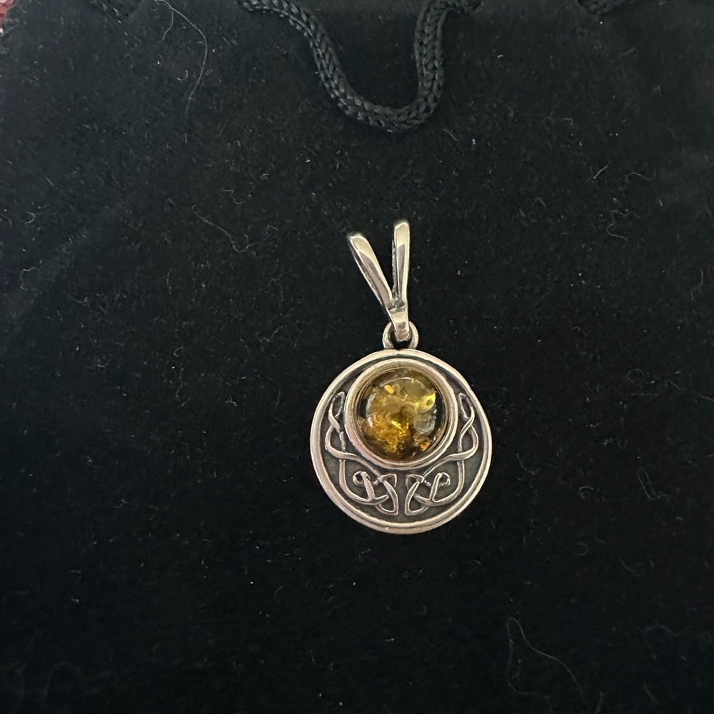 925 sterling silver Earth Amber Baltic Stones